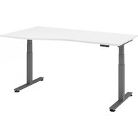 XDSM 18 G | Schreibtisch - Weiß 180 x 100 elektrisch höhenverstellbar