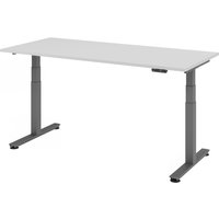 XDSM 19 G | Schreibtisch - Grau 180 x 80 elektrisch höhenverstellbar