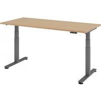 XDSM 19 G | Schreibtisch - 180 x 80 Eiche elektrisch höhenverstellbar