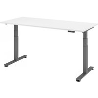 XDSM 19 G | Schreibtisch - Weiß 180 x 80 elektrisch höhenverstellbar