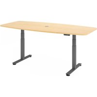 XDSM 22 G | Schreibtisch - Ahorn 220 x 103 elektrisch höhenverstellbar