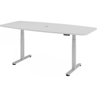 XDSM 22 S | Schreibtisch - Grau 220 x 103 elektrisch höhenverstellbar