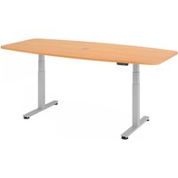 XDSM 22 S | Schreibtisch - Buche 220 x 103 elektrisch höhenverstellbar