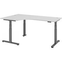 XDSM 82 G | Schreibtisch - Grau 200 x 120 elektrisch höhenverstellbar