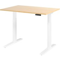 XMKA 12 W | Schreibtisch - Ahorn 120 x 80 elektrisch höhenverstellbar