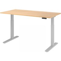XMKA 16 S | Schreibtisch - 160 x 80 Eiche elektrisch höhenverstellbar