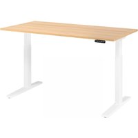 XMKA 16 W | Schreibtisch - 160 x 80 Eiche elektrisch höhenverstellbar