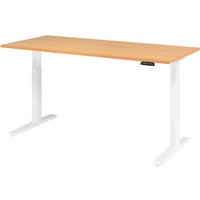 XMKA 19 W | Schreibtisch - Buche 180 x 80 elektrisch höhenverstellbar
