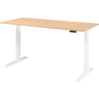 XMKA 19 W | Schreibtisch - 180 x 80 Eiche elektrisch höhenverstellbar