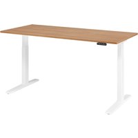 XMKA 19 W | Schreibtisch - 180 x 80 Nussbaum elektrisch höhenverstellbar
