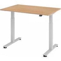 XMST 12 S | Schreibtisch - 120 x 80 Eiche elektrisch höhenverstellbar