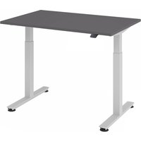 XMST 12 S | Schreibtisch - 120 x 80 elektrisch höhenverstellbar Graphit