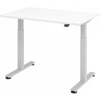 XMST 12 S | Schreibtisch - Weiß 120 x 80 elektrisch höhenverstellbar