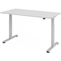 XMST 16 S | Schreibtisch - Grau 160 x 80 elektrisch höhenverstellbar