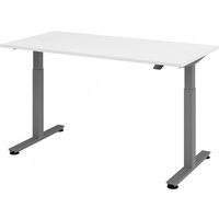 XMST 16 G | 160x80 | Schreibtisch elektrisch höhenverstellbar - Weiß 160 x 80 elektrisch höhenverstellbar
