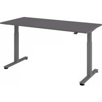 XMST 19 G | 180x80 | Schreibtisch elektrisch höhenverstellbar - 180 x 80 elektrisch höhenverstellbar Graphit