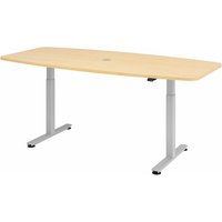 XMST 22 S | Schreibtisch - Ahorn 220 x 103 elektrisch höhenverstellbar