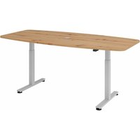 XMST 22 S | Schreibtisch - 220 x 103 Asteiche elektrisch höhenverstellbar
