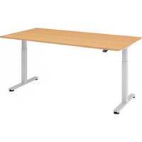XMST 2E S | Schreibtisch - Buche 200 x 100 elektrisch höhenverstellbar