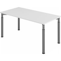 YAMA 16 G | Schreibtisch - 160 x 80 höhenverstellbar Grau/Graphit