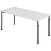 YAMA 19 G | Schreibtisch - 180 x 80 höhenverstellbar Grau/Graphit