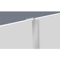 Hi-Clad Division Bar One Part (H Trim) 3000mm Satin White