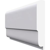 Lambs Tongue MDF Dado Rail Unprimed 4200mm x 95mm x 25mm