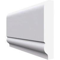 Ovolo Mini MDF Dado Rail White Primed 4200mm x 60mm x 18mm