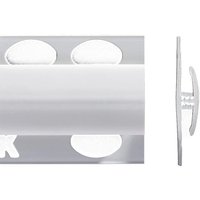 Altro Whiterock PVCu Two-part Joint Strip White 2500mm - A831/25