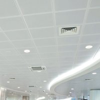 Knauf Armstrong Metal Ceiling Tiles Plain Lay-In Tegular Edge 600mm x 600mm x 8mm - Pack of 16 | 5.76m2
