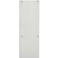 Welling Square Corner Satin Stainless Steel Push Plate - 500mm x 76mm