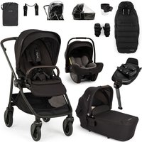 Nuna SWIV + PIPA Next Travel System- Caviar - With Footmuff + Cup Holder
