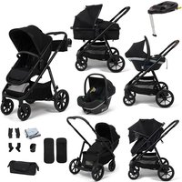 Babylo Zummi Zap Travel System- Black - With ISOFIX Base