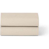 Snüz Crib Fitted Sheets 2 Pack- Sand