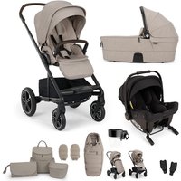 Nuna Mixx Next + Pipa URBN Travel System- Chateau - With Footmuff + Cup Holder With Chan