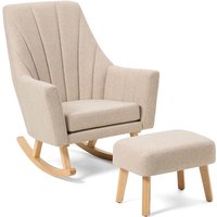Bundle Baby Enjoy 26% Discount on Tutti Bambini Jonah Rocking Chair and Footstool Stone
