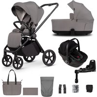 Bundle Baby Enjoy 25% Discount on Venicci Claro 2 Travel System Fog Black with ISOFIX