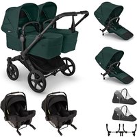 Bugaboo Donkey 6 Twin + Nuna PIPA URBN Travel System- Fern Green - Without Accessoires