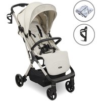 My Babiie MBX7 Plus Auto-Fold Compact Stroller- Ivory