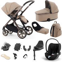 Oyster Oyster 4 + Cybex Cloud T Travel System- Fawn - Ultimate Bundle