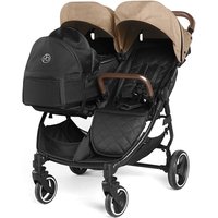 Ickle Bubba Venus Prime Double Stroller- Biscuit