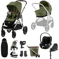Cybex Gazelle S & Cloud T i-Size Luxury Travel System - Moss Green