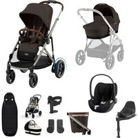 Cybex eGazelle S Electric & Cloud T i-Size Luxury Travel System - Chocolate Brown