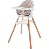 Clair De Lune 6in1 Highchair- Beige - Beige & Natural
