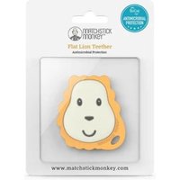 Matchstick Monkey Flat Lion Teether - Lion (Yellow/ Orange)