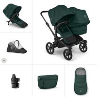 Bugaboo Donkey 6 Double Essential Bundle- Fern Green