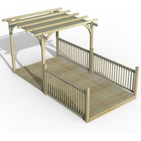 Buy Fencing Direct Save 12% on 8 x 16 Forest Pergola Deck Kit with Canopy from Fencing Direct