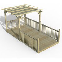 Buy Fencing Direct Save 13% on 8 x 16 Forest Pergola Deck Kit with Canopy from Fencing Direct