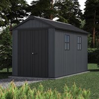 7'5 x 11' Keter Newton Plus Grey Plastic Garden Shed (2.30m x 3.50m)