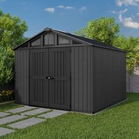 10' x 11'5 Keter Stronghold Grey Plastic Garden Shed (3.05m x 3.50m)